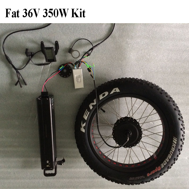 36V 350W Electric bike conversion kit spare parts with motor battery PAS